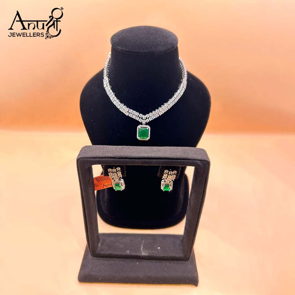 Silver Diamond Polki Set (33.990 grams)